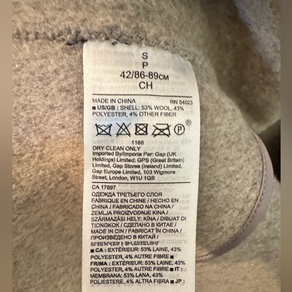 Banana Republic Coat Size S - Picture 8 of 8